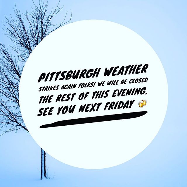 Thanks for a great day folks! With the cold weather we decided to wrap it up a little early tonight. We will see you next weekend! 🍻thank you to @parrotbaycafe @chopchopsaladshop @blackboxbistro @tangofoodtruck @noblestein and @kneppguitar for a fun Millvale Round Up!